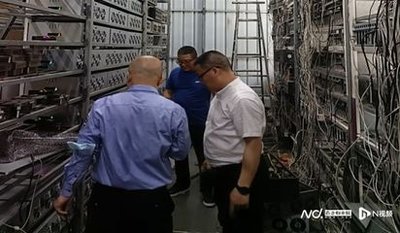 Modern mining hosting farm with AI-integrated cooling system in Marseille
