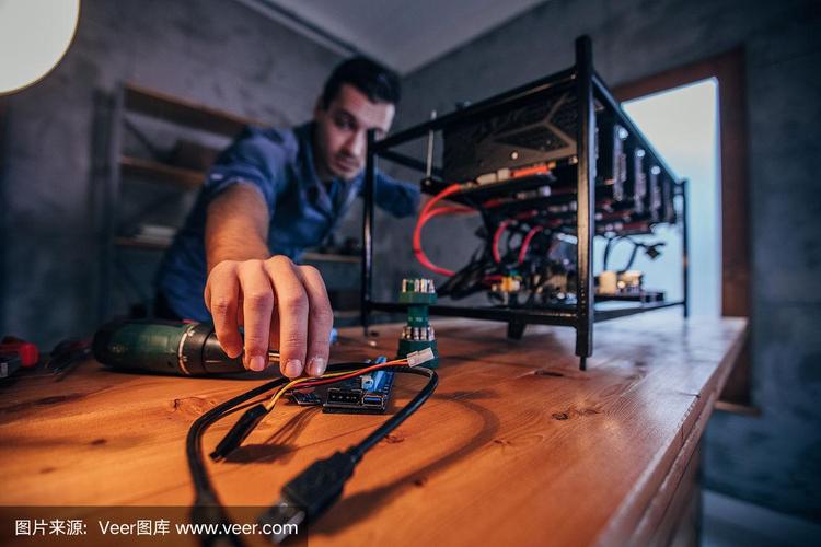 High-performance Bitcoin mining rig housed in a Canadian mining farm