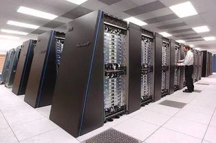 Close-up image of a mining rig in a data center